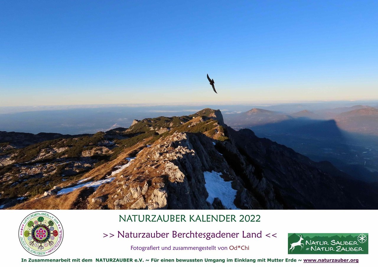 Bergbilder Kalender Titelblatt für 2022