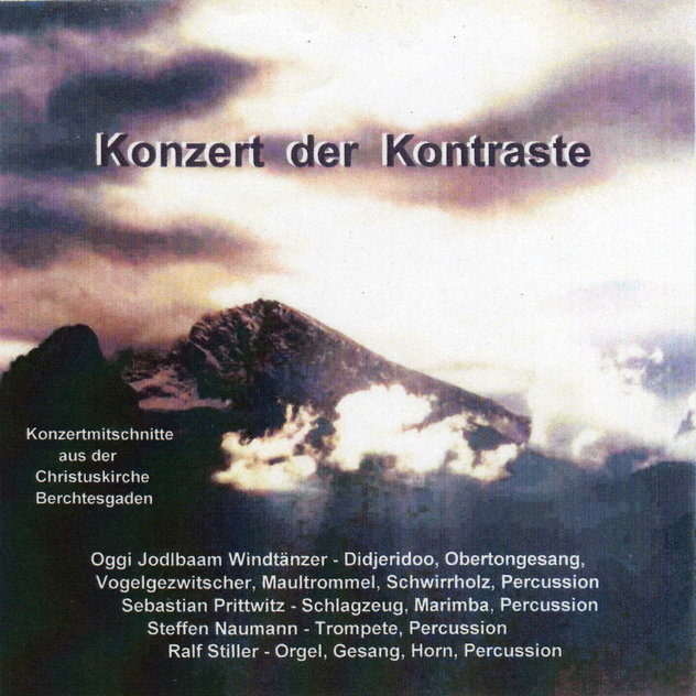 CD Cover mit Berg und Musikernamen