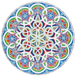 Blumiges Mandala