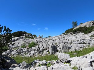 Wilde Karstlandschaft