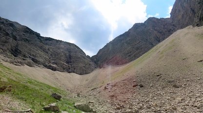 Wilde Berglandschaft