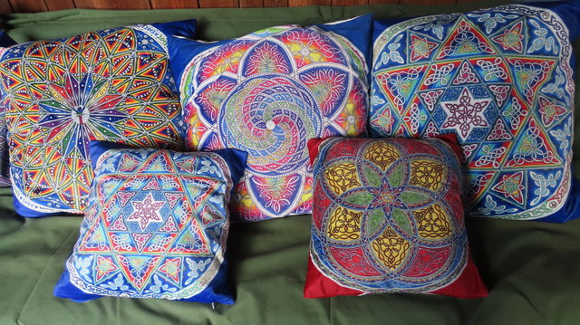 Bedruckte Mandala Kissen