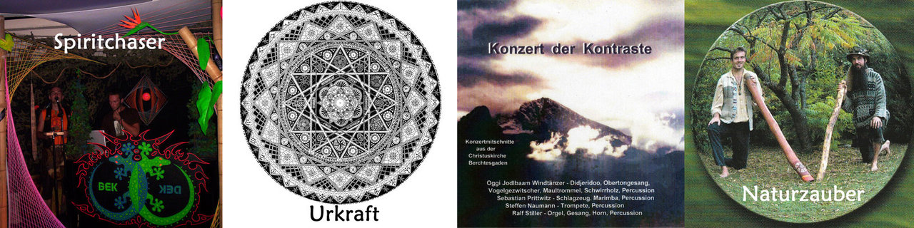 Collage aus diversen Musikprojekten