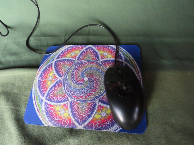 Mandala Mousepad mit Mouse